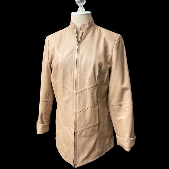 PAMELA MCCOY LEATHER JACKET / EUC - Picture 1 of 6